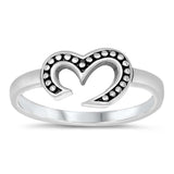 Sterling Silver Oxidized Om Ring