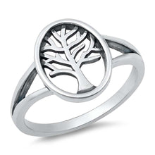 Load image into Gallery viewer, Sterling Silver Oxidized Tree Of Life Ring