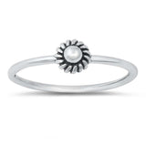 Sterling Silver Oxidized Plain Ring