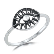 Load image into Gallery viewer, Sterling Silver Oxidized All Seeing Eye Ring