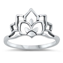 Load image into Gallery viewer, Sterling Silver Oxidized Plain Ring