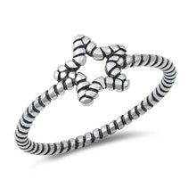 Load image into Gallery viewer, Sterling Silver Oxidized Star Ring