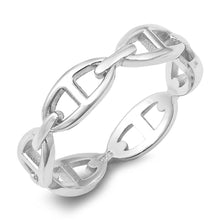Load image into Gallery viewer, Sterling Silver Rhodium Plated Knot Ring