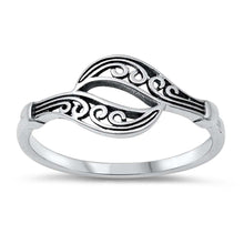 Load image into Gallery viewer, Sterling Silver Oxidized Plain Ring