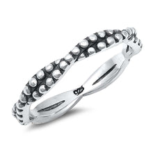 Load image into Gallery viewer, Sterling Silver Oxidized Braid Ring