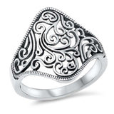 Sterling Silver Oxidized Celtic Ring