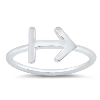 Sterling Silver Polished Zodiac Sagittarius Ring