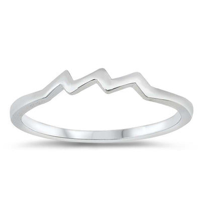 Sterling Silver Polished Zodiac Aquarius Ring