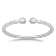 Load image into Gallery viewer, Sterling Silver Rhodium Plated Plain Ring