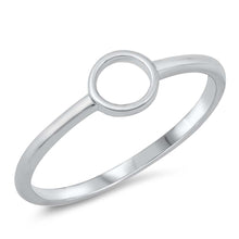 Load image into Gallery viewer, Sterling Silver High Polish Open Circle Ring