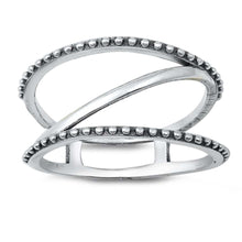 Load image into Gallery viewer, Sterling Silver Oxidized Cage Ring