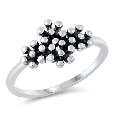 Sterling Silver Oxidized Plain Ring