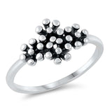 Sterling Silver Oxidized Plain Ring