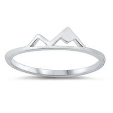Load image into Gallery viewer, Sterling Silver High Polish Moutains Ring
