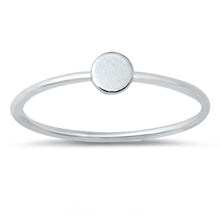 Load image into Gallery viewer, Sterling Silver High Polish Circle Ring