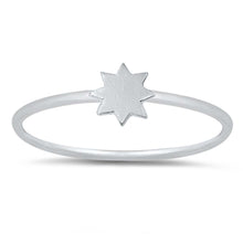 Load image into Gallery viewer, Sterling Silver Polished Star Ring