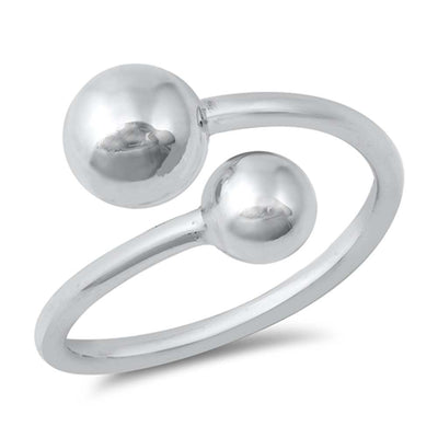 Sterling Silver High Polish Plain Ring