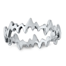 Load image into Gallery viewer, Sterling Silver High Polish Plain Ring