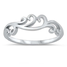Load image into Gallery viewer, Sterling Silver Oxidized Plain Ring