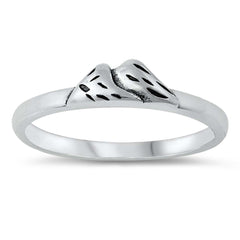 Sterling Silver Oxidized Mountains Ring