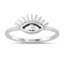 Load image into Gallery viewer, Sterling Silver Oxidized Eye Ring