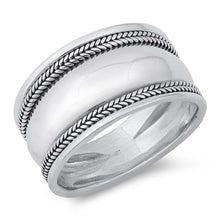 Load image into Gallery viewer, Sterling Silver Oxidized Plain Ring
