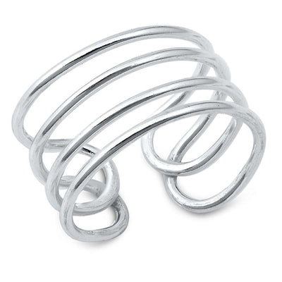 Sterling Silver Polished Plain Ring