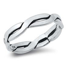 Load image into Gallery viewer, Sterling Silver Oxidized Plain Ring