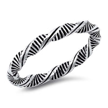 Load image into Gallery viewer, Sterling Silver Oxidized Plain Ring