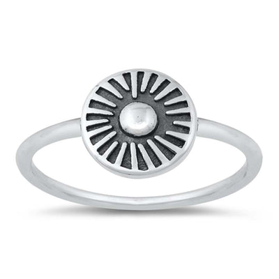 Sterling Silver Oxidized Plain Ring