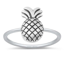 Load image into Gallery viewer, Sterling Silver Oxidize Pineapple Ring
