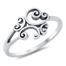 Load image into Gallery viewer, Sterling Silver Oxidized Abstract Ring
