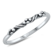 Load image into Gallery viewer, Sterling Silver Oxidized Plain Ring