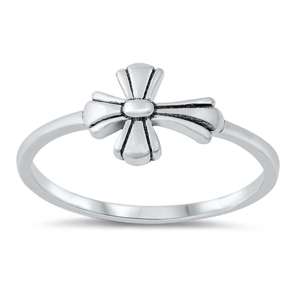 Sterling Silver Cross Ring