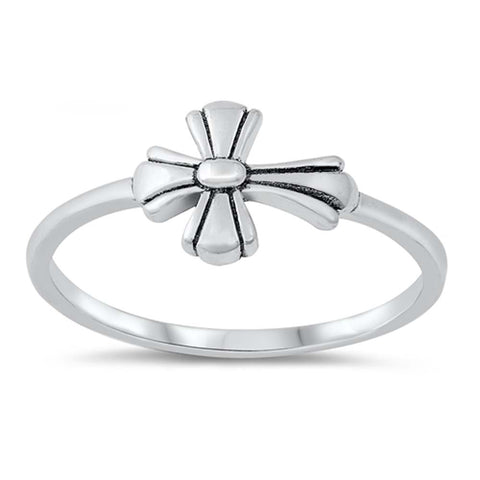 Sterling Silver Cross Ring
