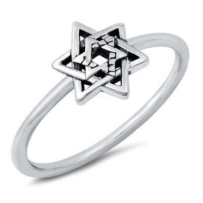 Sterling Silver Stars Ring