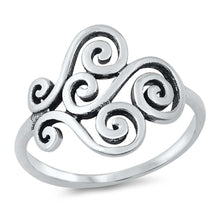 Load image into Gallery viewer, Sterling Silver Oxidized Plain Ring