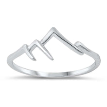 Load image into Gallery viewer, Sterling Silver High Polish Moutains Ring
