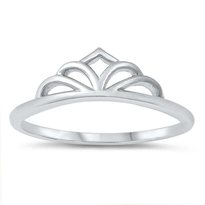 Sterling Silver Baby Crown Ring