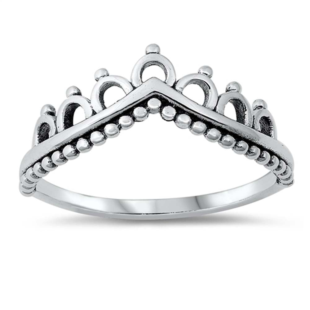 Sterling Silver V Shaped Ring