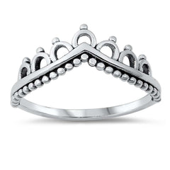 Sterling Silver V Shaped Ring