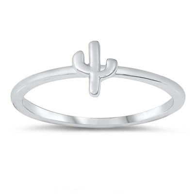 Sterling Silver Little Cactus Ring