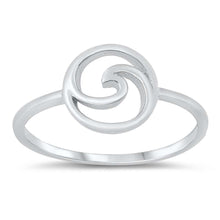 Load image into Gallery viewer, Sterling Silver Wave Ring