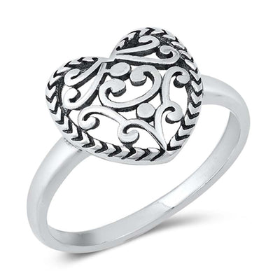 Sterling Silver Heart Ring