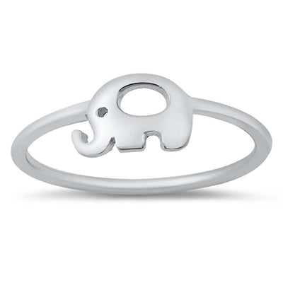 Sterling Silver Baby Elephant Ring