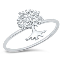 Load image into Gallery viewer, Sterling Silver High Polished Baby Tree Ring