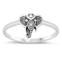 Load image into Gallery viewer, Sterling Silver Oxidized Elephant Ring - silverdepot