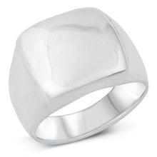 Load image into Gallery viewer, Sterling Silver High Polished Signet Ring - silverdepot