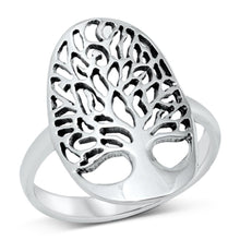 Load image into Gallery viewer, Sterling Silver Oxidized Tree Of Life Ring - silverdepot