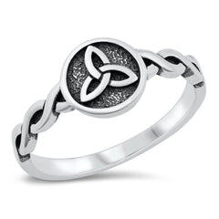 Sterling Silver Triquetra Ring
